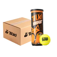 GENERICO - Caja de Pelota Tilki Tenis Zenit X3 - 24 Tarros