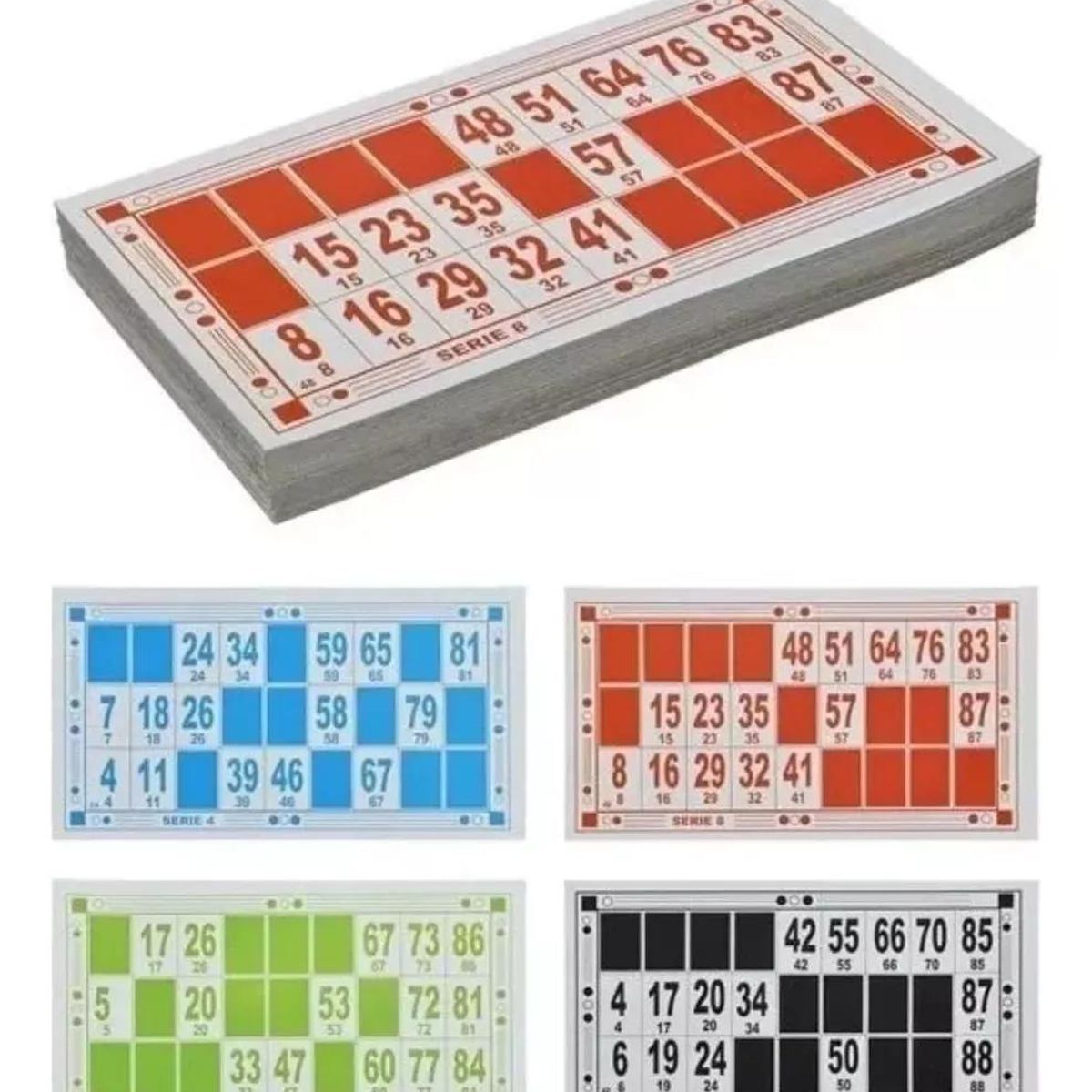 GENERICO - Juego bingo clasico numeros de madera