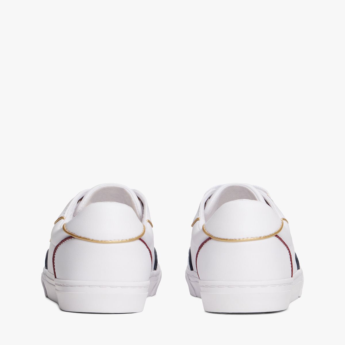 TOMMY HILFIGER - Zapatillas Cupsole Metálic Blanco Tommy Hilfiger