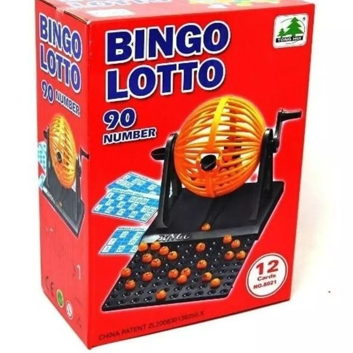 GENERICO - Juego de Bingo 12 cartones y 90 números