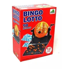 GENERICO - Juego de Bingo 12 cartones y 90 números