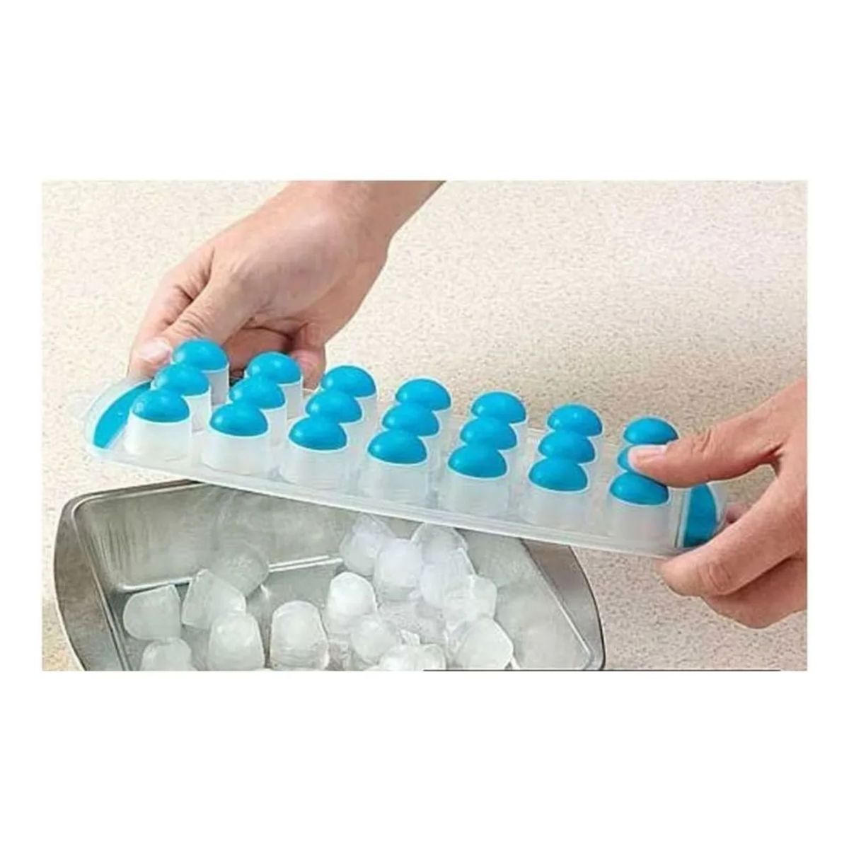 GENERICO - Cubetera Para Hielo Bandeja Para Hacer Hielo - Verde