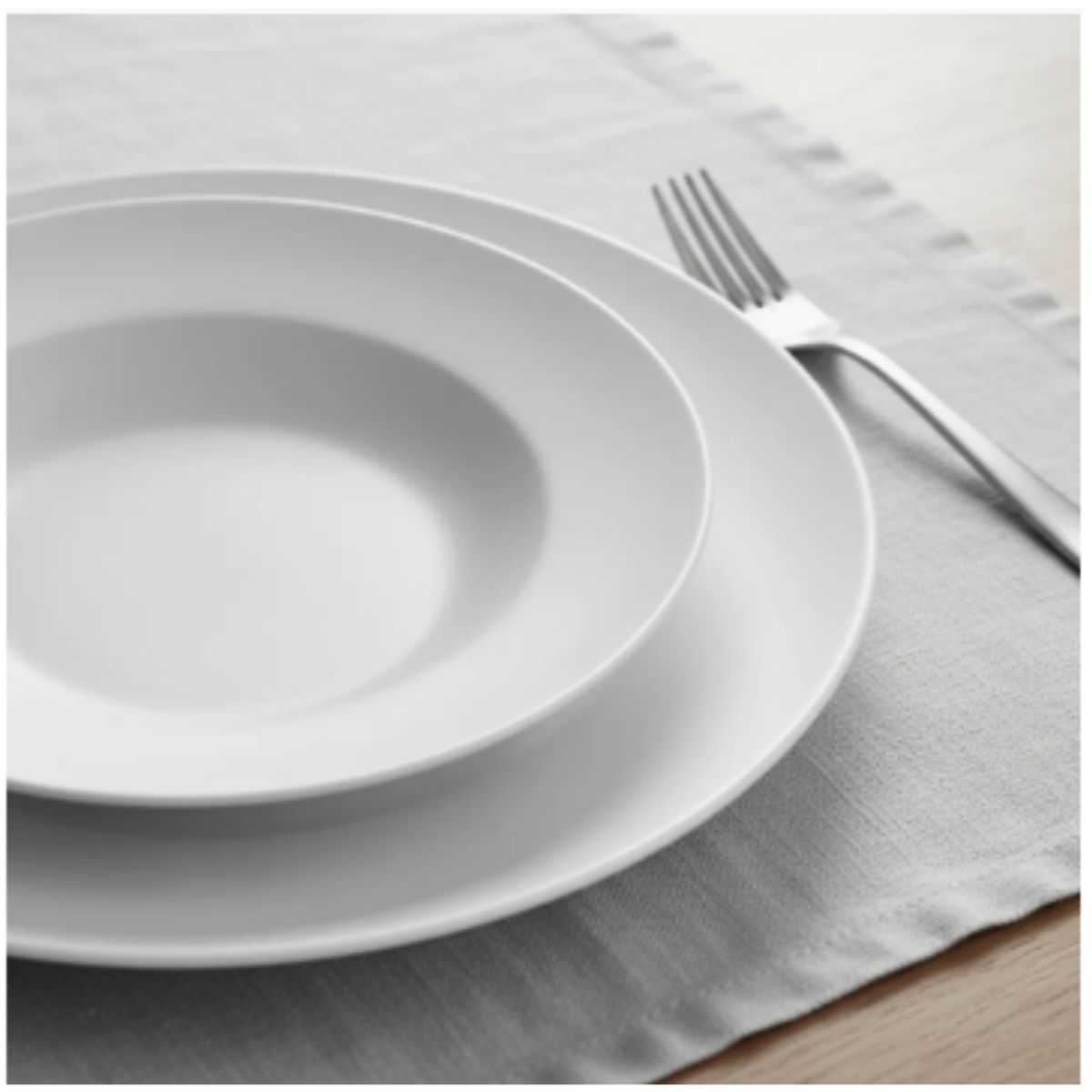 GENERICO - Set Vajilla Hallen 30 Piezas Porcelana Blanca Petra