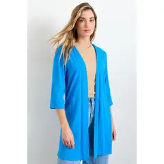 IO - Tapado Liso Mujer Azul