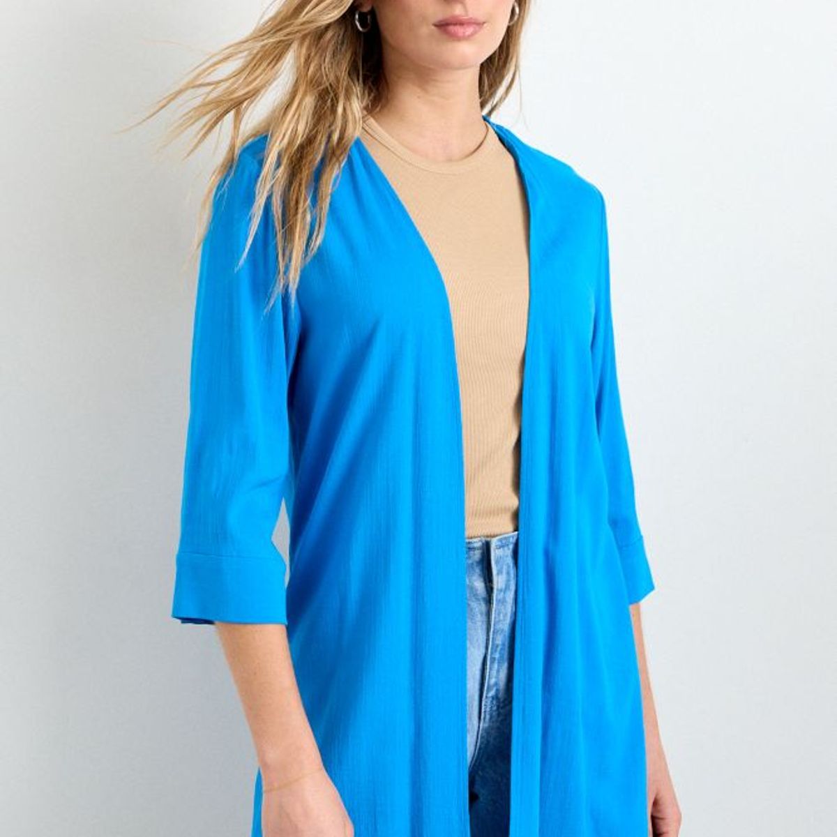 IO - Tapado Liso Mujer Azul Io