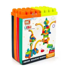 GENERICO - Juguete Bloques de Construcción Multicolor Clásico Grande 46 Piezas