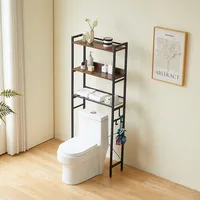 Estante Organizador para Baño sobre WC 162x64x24 cm