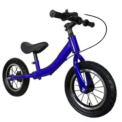 BEBESIT - Bicicleta de Aprendizaje Niños Infantil con Frenos Azul