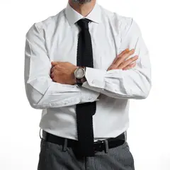 VANDINE - Camisa  Texturada Blanca Etiqueta Roja V25-26 10