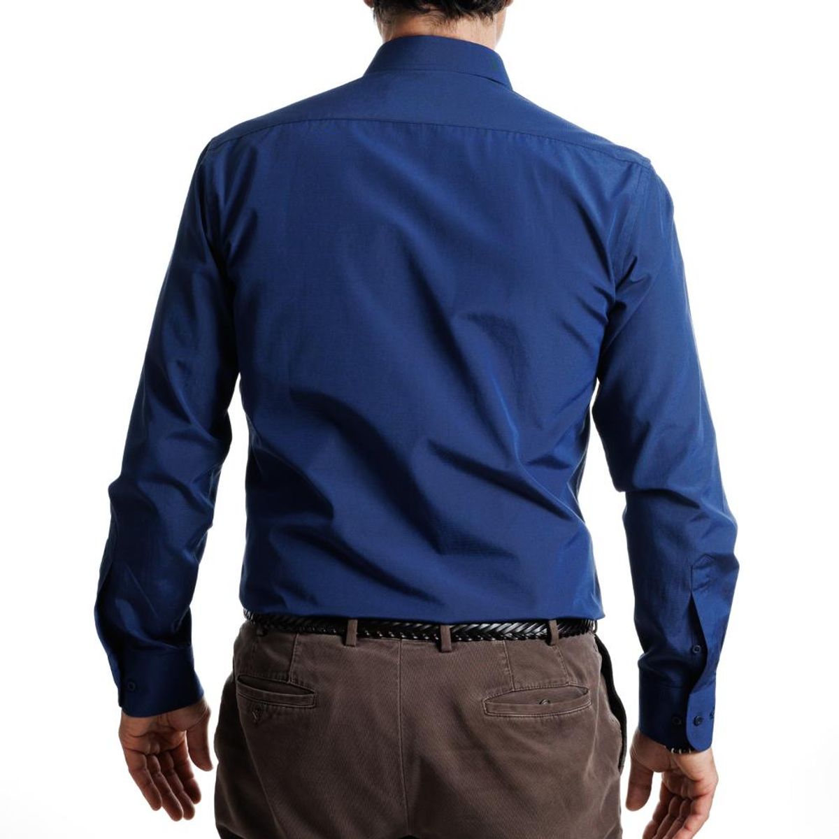 VANDINE - Camisa  Lisa Fil a Fil Azul Etiqueta Roja  Rey V25-26 10