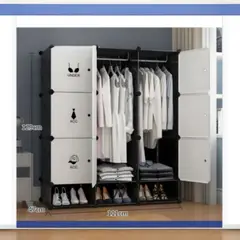 ANGELES DEL HOGAR - Armario Organizador Closet Plastico Plegable Armable 25653