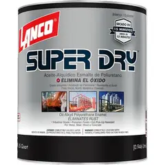 LANCO - Esmalte Poliuretano Super Dry Blanco 1/4GL 946ml