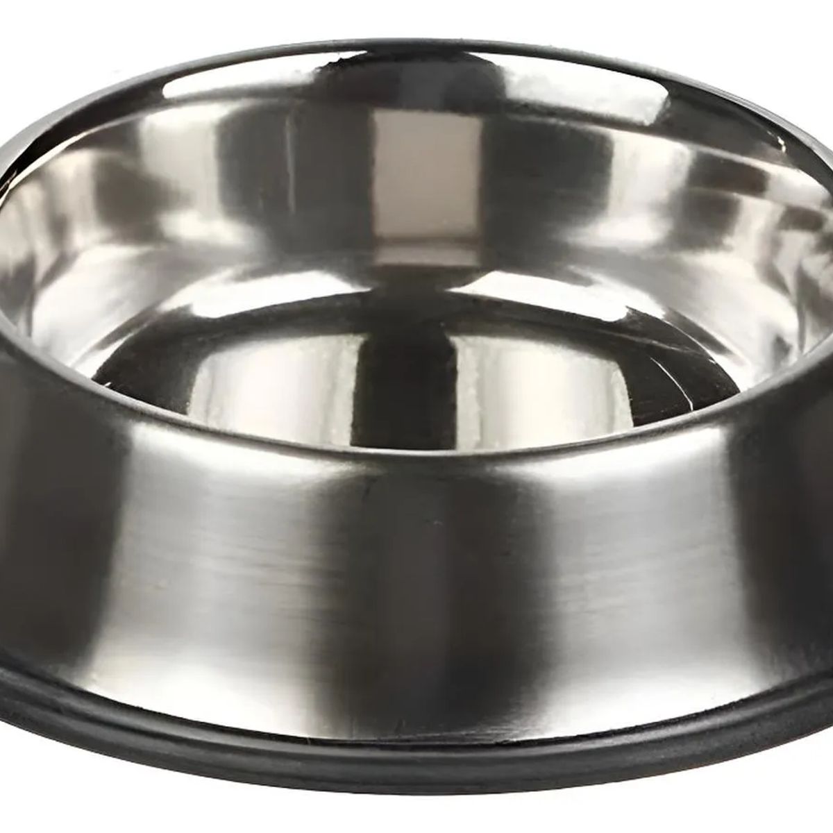 GENERICO - Plato Para Perro Gato Talla M Antideslizante Capacidad 450ml Plateado