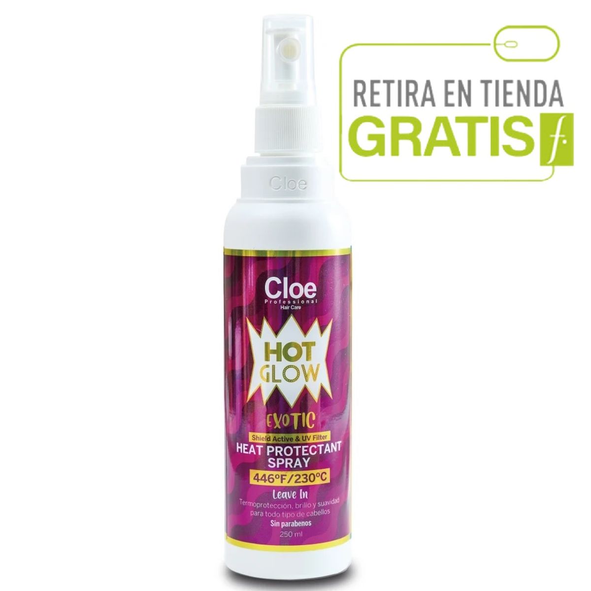 CLOE - Protector Térmico Hot Glow Exotic 250 ml