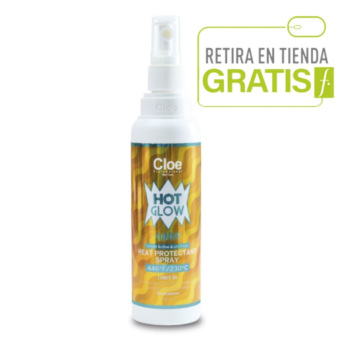 CLOE - Protector Térmico Hot Glow Sunny 250 ml