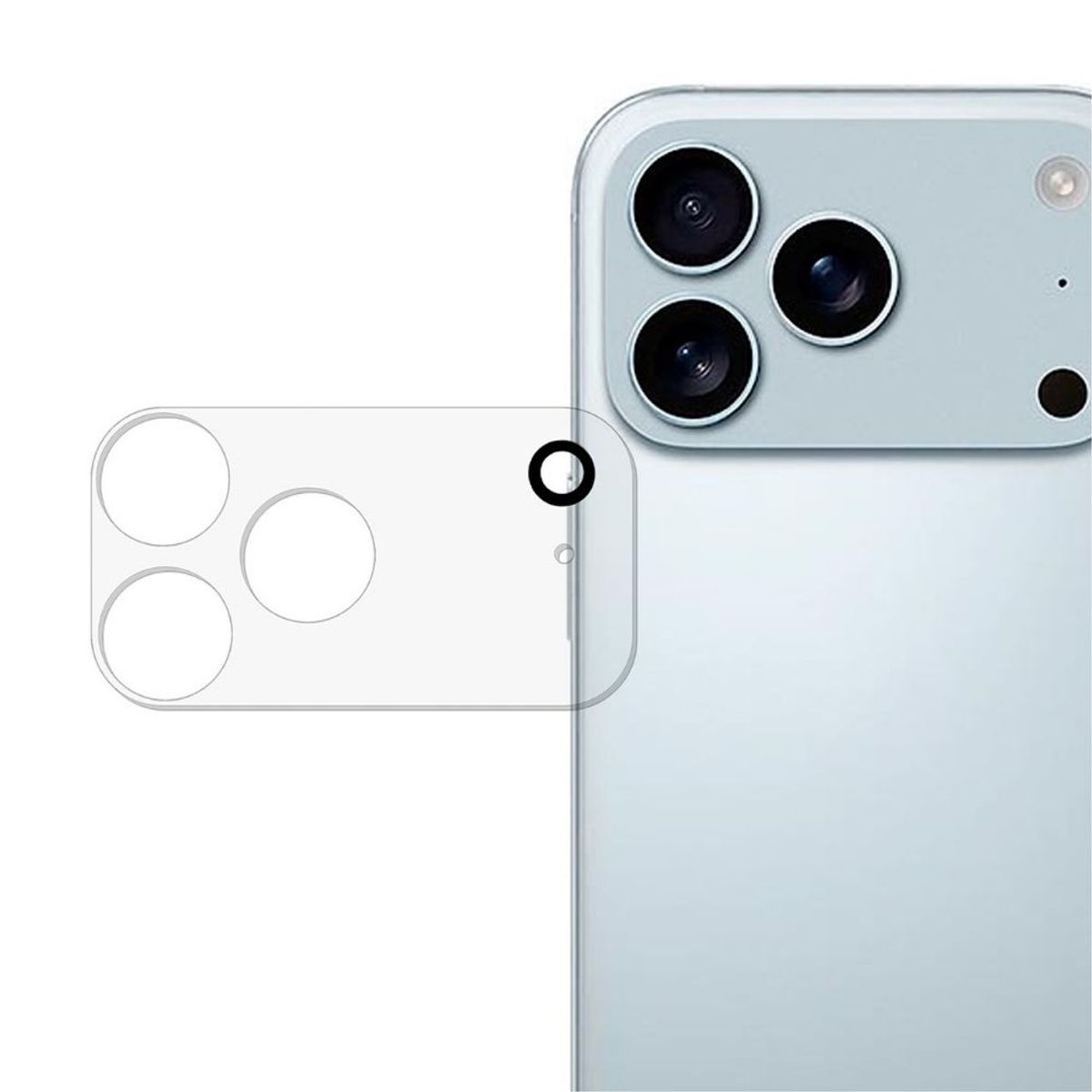 GENERICO - Vidrio Protector Camara Completo Para iPhone 17 Pro