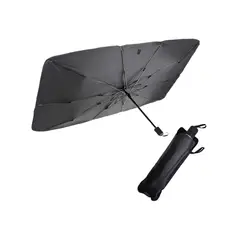 GENERICO - Quitasol Tipo Sombrilla Para Auto Parasol Retractil Parabris