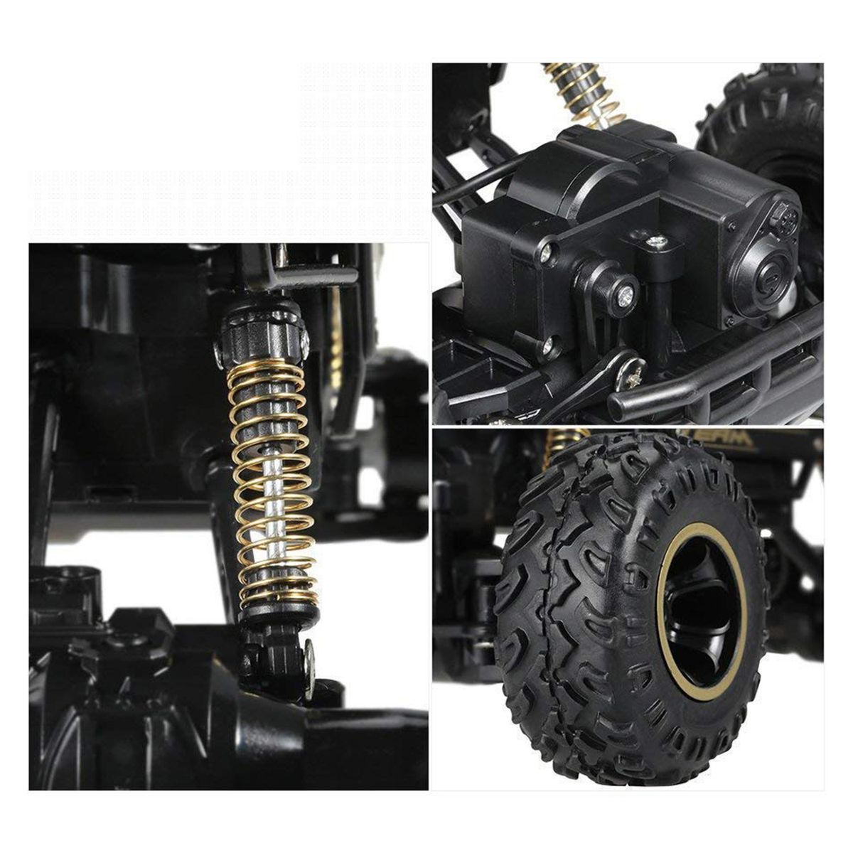GENERICO - Jeep A Control Remoto Todo Terreno Recargable Gold - SC