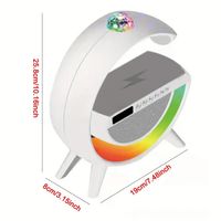 Lampara G parlante bluethoo luces RGB Radio Cargador