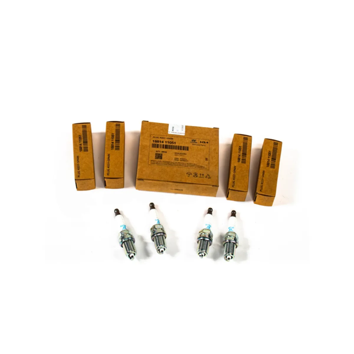 KIA - Set 4 Bujia Compatible Con Kia Cerato 16valvu 1.6l 2005-2007