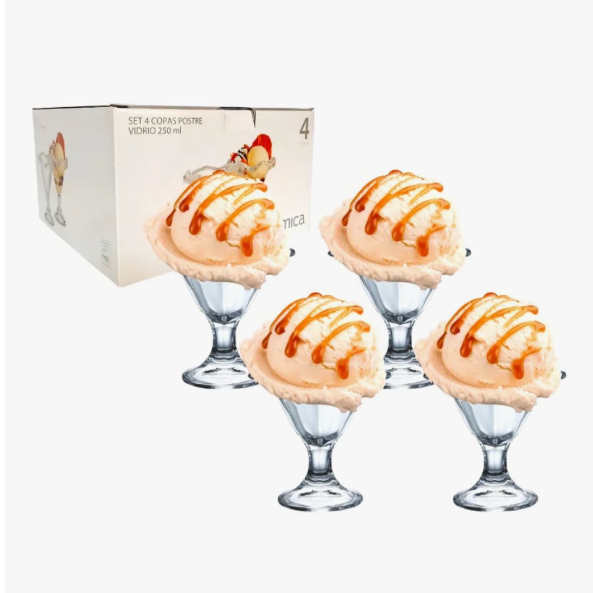 ALLEGRA - Copa Helado Postre Vittoria 240 ML Allegra