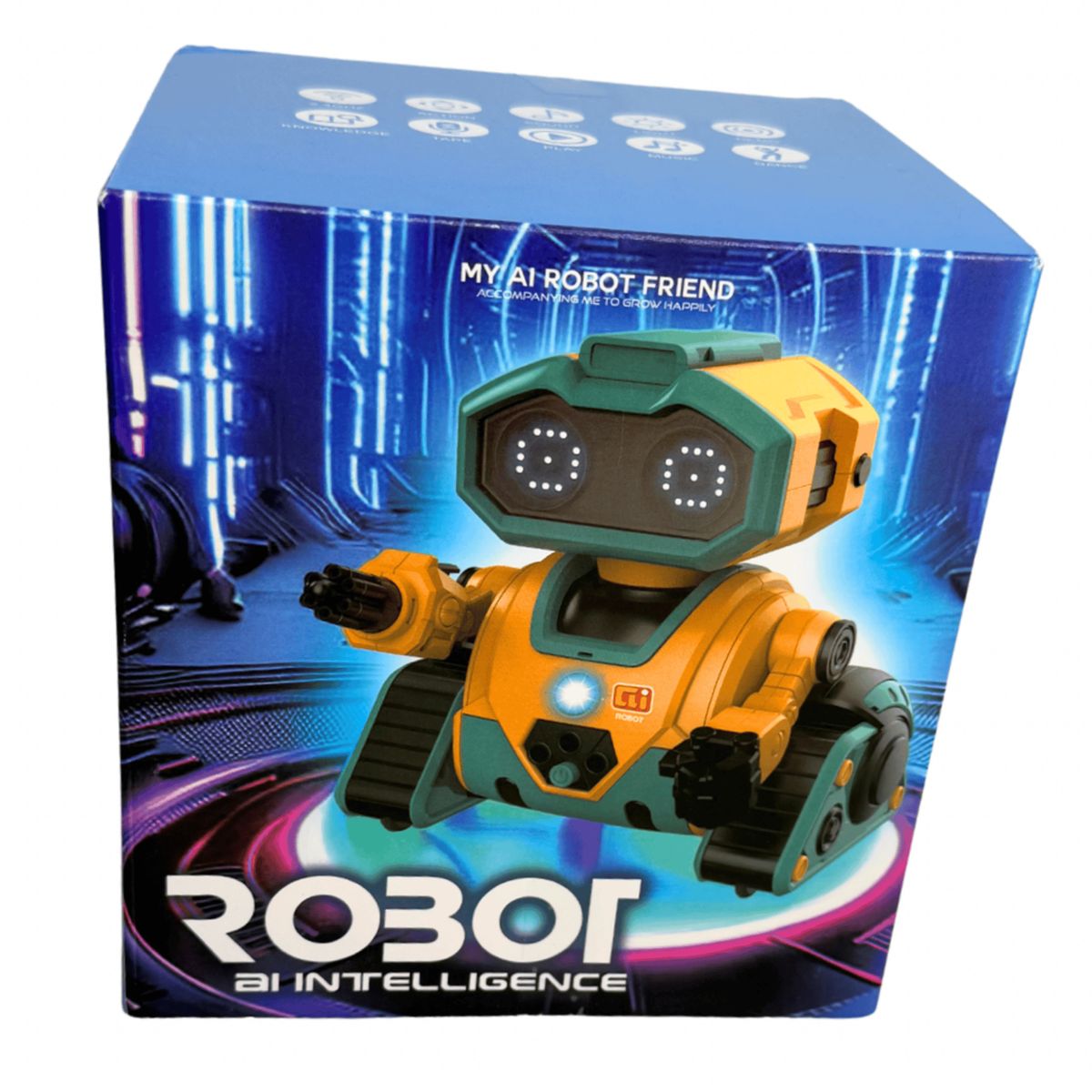 GENERAL - Robot Inteligente Interactivo con Luces y Movimiento