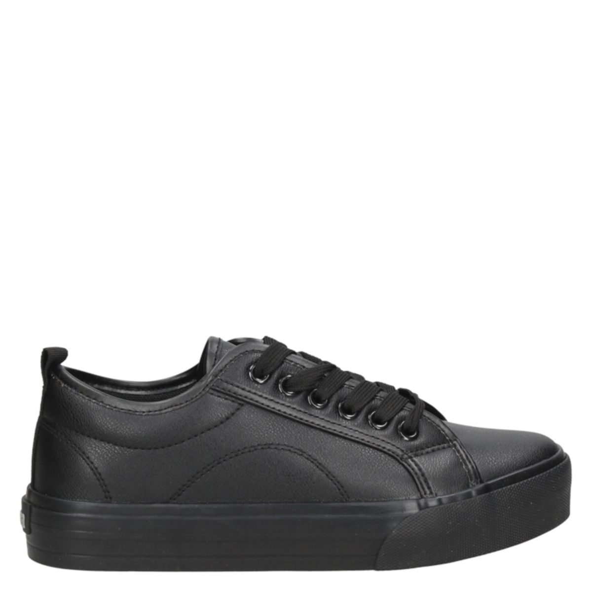 PLUMA - Zapatilla Colegial Unisex Negro Pluma