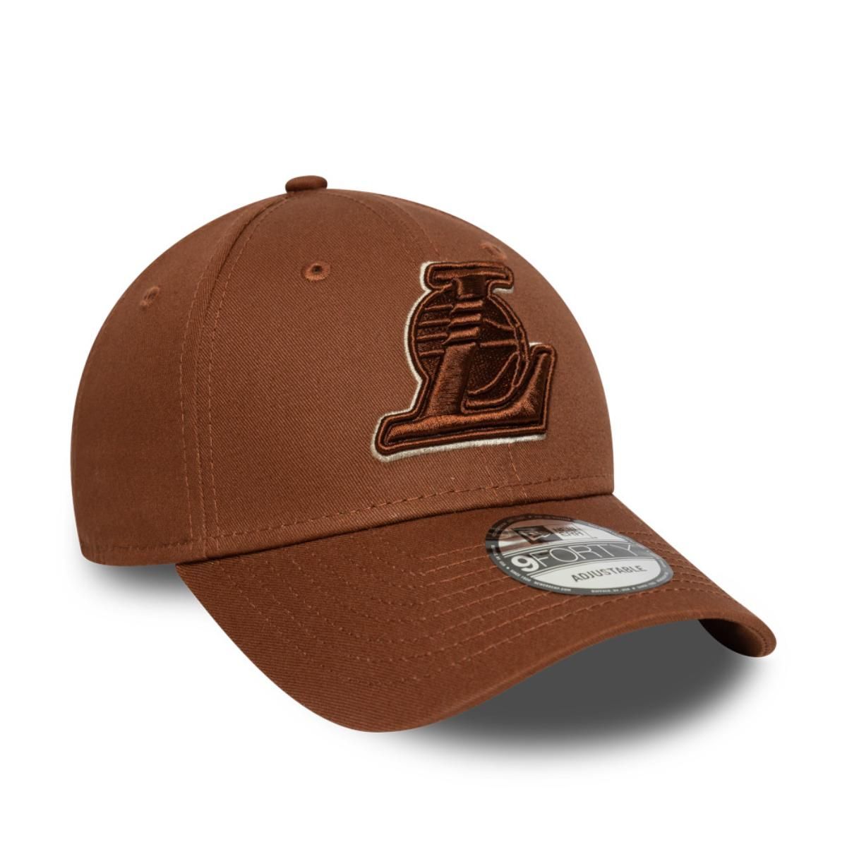 NEW ERA - Gorra 9Forty Los Angeles Lakers Team Outline Med Brown