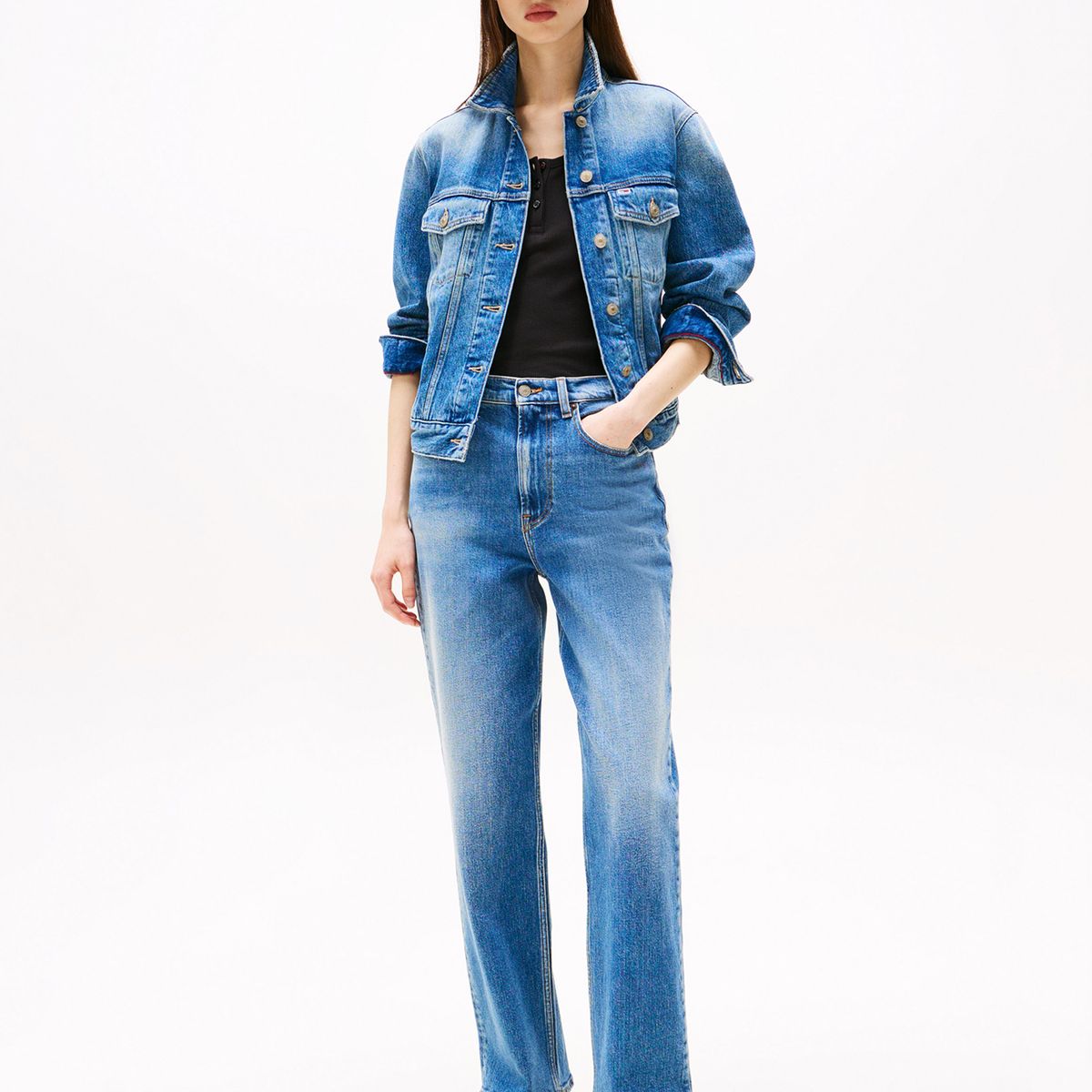 TOMMY HILFIGER - Jeans Layla De Corte Slim Azul Tommy Jeans