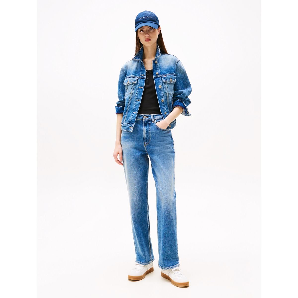 TOMMY HILFIGER - Jeans Layla De Corte Slim Azul Tommy Jeans