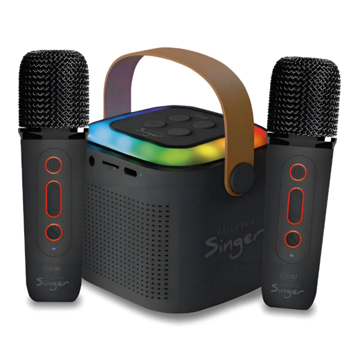 MLAB - Parlante My Lil First Singer Luz Rgb 2 Mic Inalam Mlab