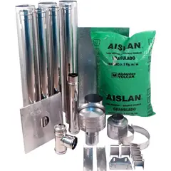 BOSCA - KIT INSTAL HORIZ PELLET 80MMX4MTS 102010011