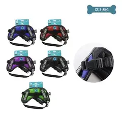 GENERICO - Arnés X2 para mascotas talla XS 3-8kg Color Violeta