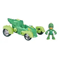 PJ MASKS - Mascarillas para pijamas de juguete para niños Gekko Deluxe Vehicle Gekko-Mobile