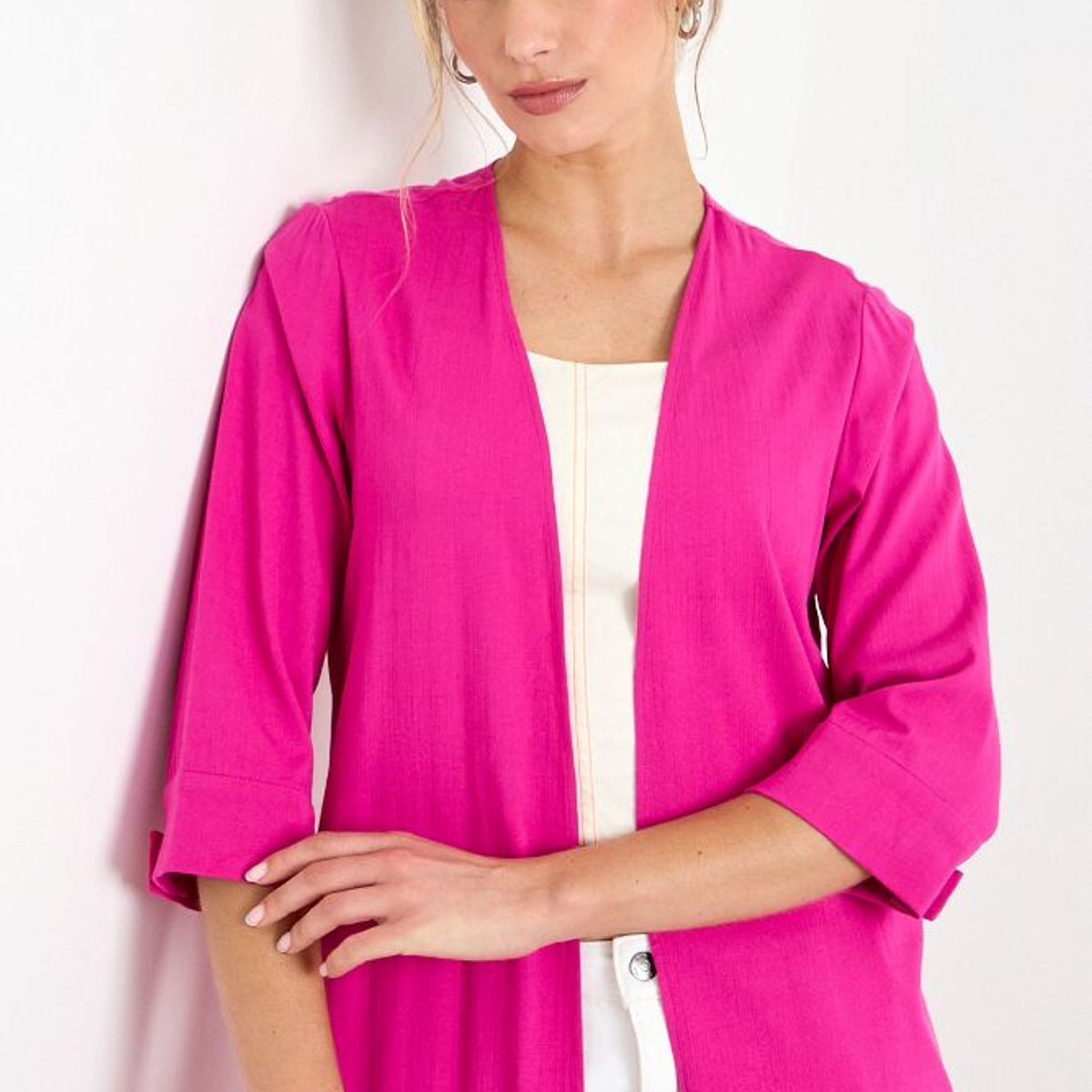 IO - Tapado Liso Mujer Fucsia Io