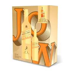 JOHNNIE WALKER - Pack Whisky Gold Label 750cc + Petaca 200cc