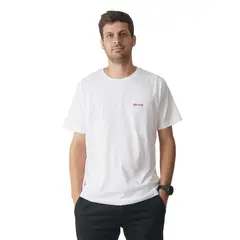 MARMOT - Polera Hombre For Life Chest Logo Tee Blanco