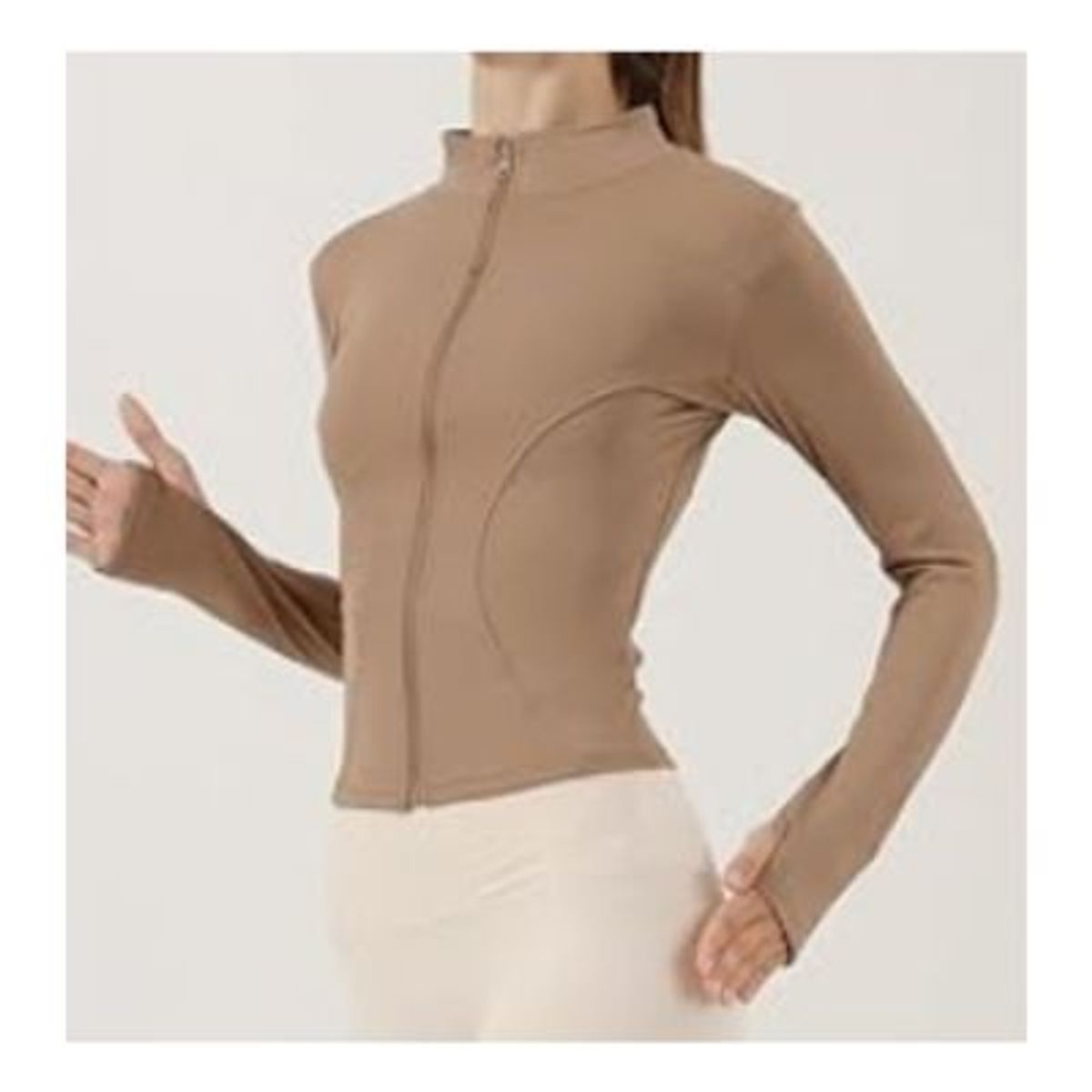 LIKE SHOP - Poleron Deportivo Mujer Ajustado Elasticado Cierre 9014