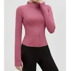 LIKE SHOP - Poleron Deportivo Mujer Ajustado Elasticado Cierre 9014