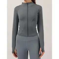 LIKE SHOP - Poleron Deportivo Mujer Ajustado Elasticado Cierre 9014