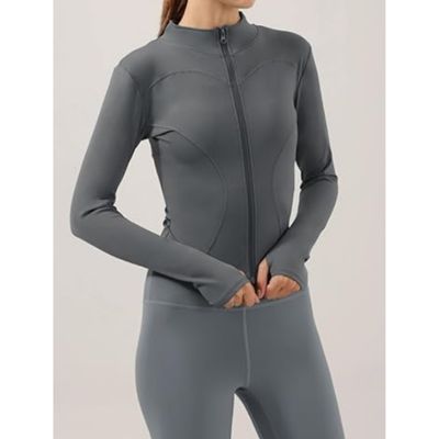 Imagen 2 del producto Poleron Deportivo Mujer Ajustado Elasticado Cierre 9014