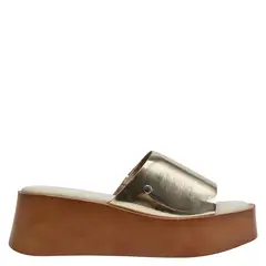BRUNO ROSSI - Sandalia Mujer Casual Dorado