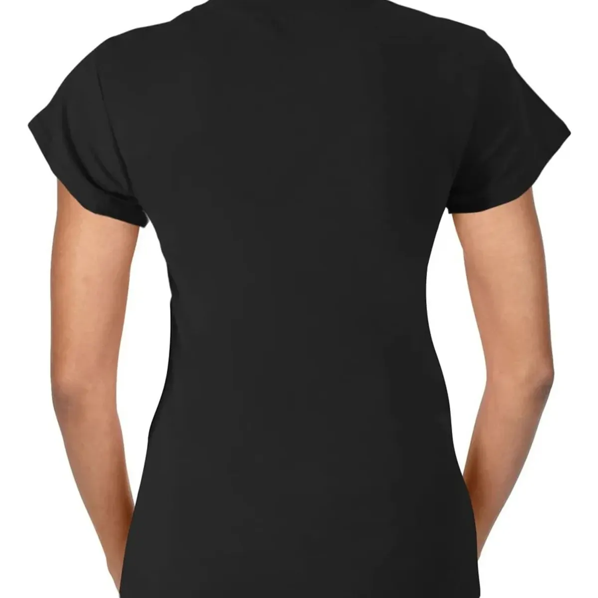 EVERSO - 12 Camiseta Bambú De Manga Corta Para Mujer 6negro 6blanco