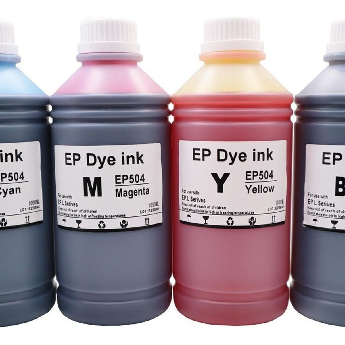 GENERICO - Tinta Dye Premium Alternativa Compatible T504 1 Lt - Amarillo