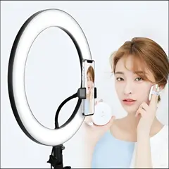 GENERICO - Aro De Luz Led 26 Cm Con Trípode 2 Metros Color De La Estructura Negro/o