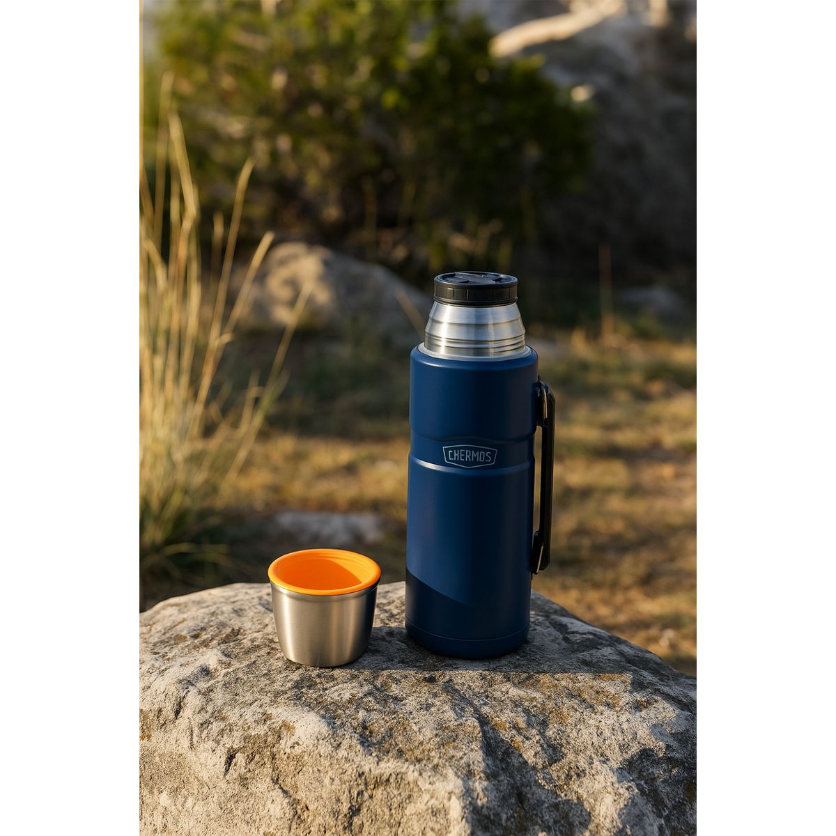 THERMOS - TERMO LIQUIDO ACERO INOX KING 1,2L MATT NAVY