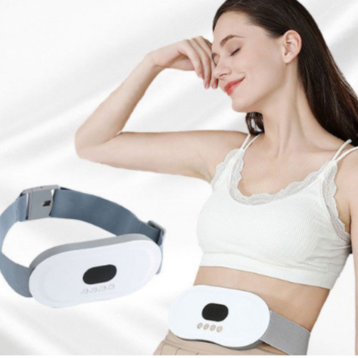 GENERICO - Cinturón Calentador Alivio Cólicos Menstruales Guatero USB