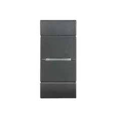 BTICINO - Módulo Interruptor Axial 4 Vias 16A Antracita Living Light