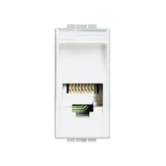 BTICINO - Módulo Rj11 Conexión K12 Blanco Living Light
