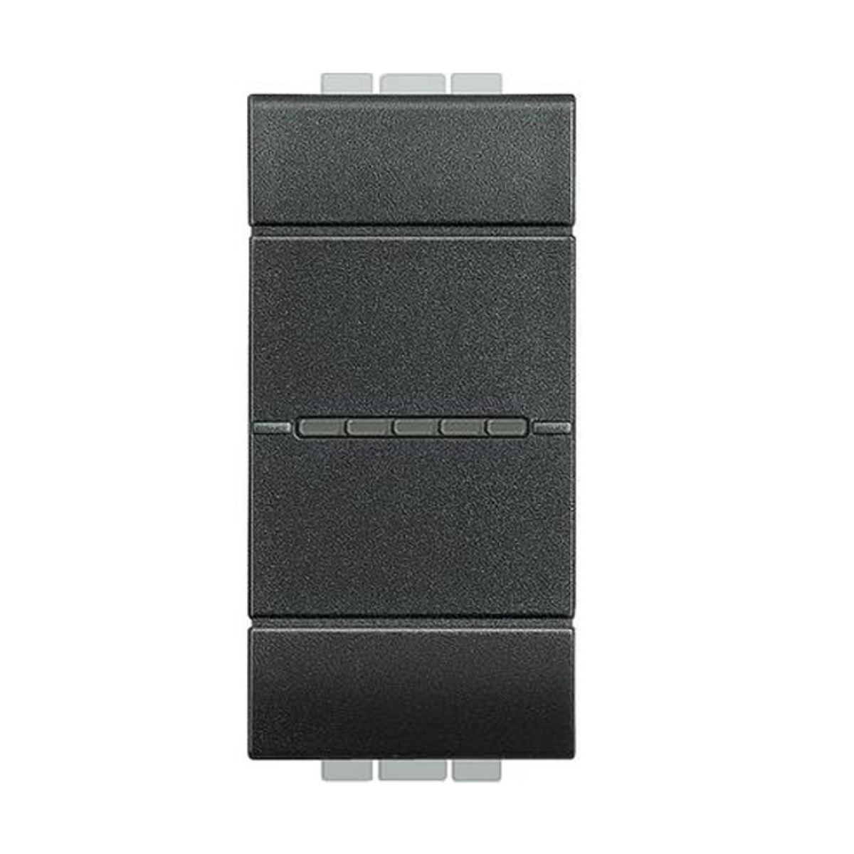 BTICINO - Módulo Interruptor Axial Desviador 9-24 Bticino 16A Antracita Living Light